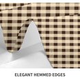 thumbnail image 4 of Rectangle Tablecloth 60x102 Inch, Beige Brown Buffalo Plaid Rectangular Tablecloths Water Resistant Spill Proof Tabletop Cover Table Topper Cover for Buffet Table, Parties, Holiday Dinner, Wedding, 4 of 8