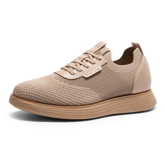 Zapatillas Bruno Marc MaxFlex III de Malla, Caqui, Talla 10.5
