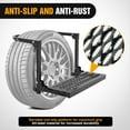 Nilight Folding Tire Step for Truck SUV RV, Heavy Duty Adjustable ...