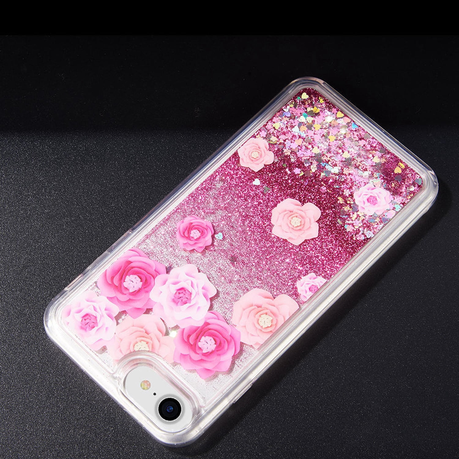 Beautiful Liquid Glitter Waterfall Cellphone Case for iPhone 8 / 7