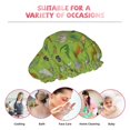 thumbnail image 6 of Kdxio African Animals 1 Print Shower Cap for Women,Elastic and Reusable,Double Waterproof Layers Bathing Hat, 6 of 6