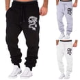 thumbnail image 3 of XINPING Mens Casual Pants 44x30 Lightweight Neutral Tone Casual Pants Stretch Athletic Jogger with Pockets Golf Running Gym, 3 of 6