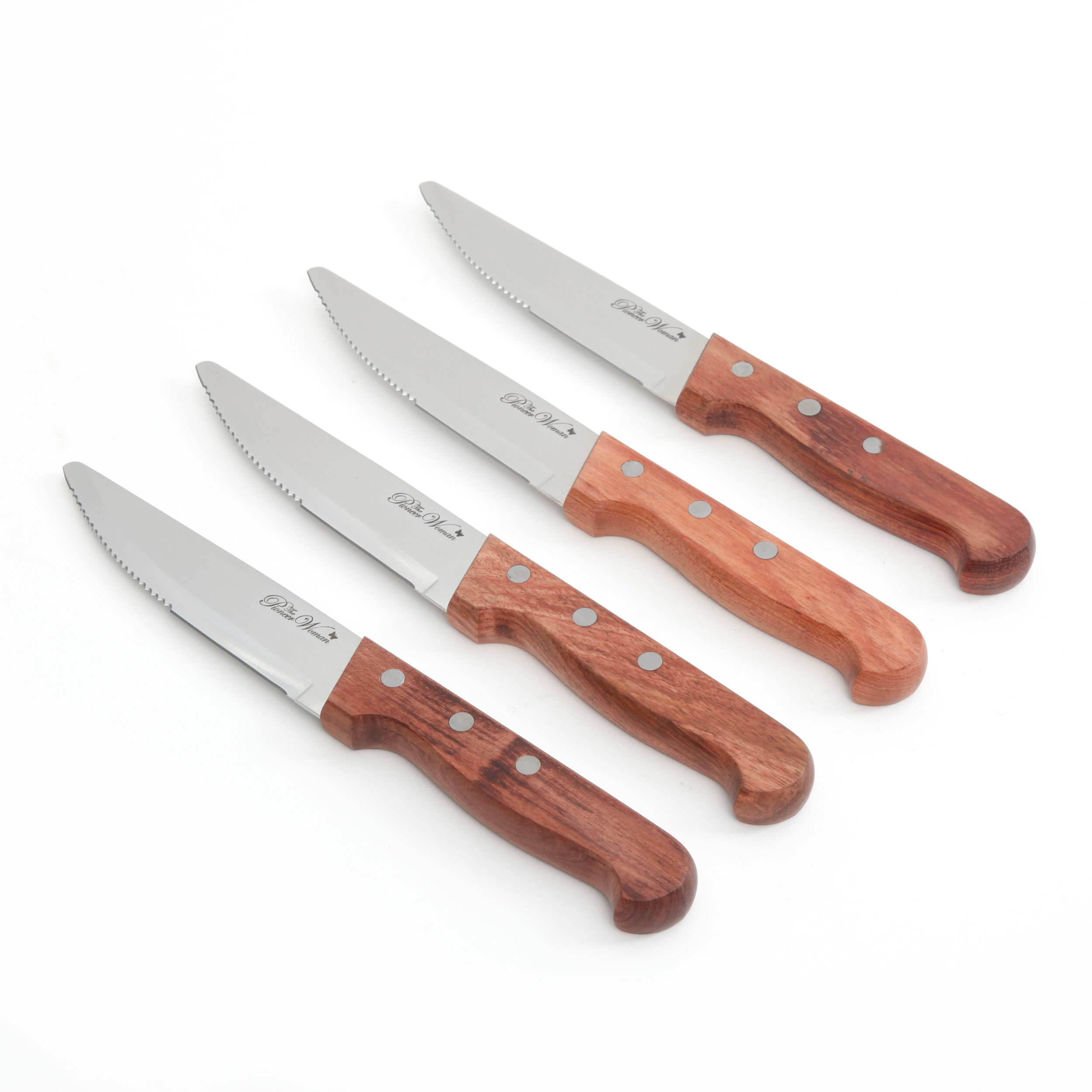 The Pioneer Woman Frontier Collection 14-Piece Cutlery Set with Wood Block, Rosewood - image 5 of 8