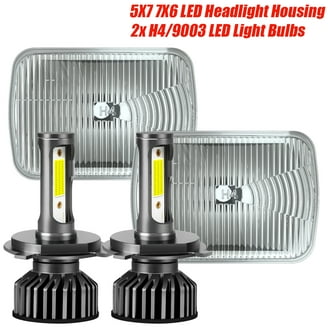 7x6" Rectangular Led Headlight HI-Lo For Chevy C1500 C2500 C3500 Suburban Pickup - Foto 4