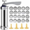 thumbnail image 1 of Biscuit Maker Stainless Steel 20PCS Shaper Cutter Decorating Cookie Press Pump Machine, 1 of 2