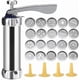 thumbnail image 1 of Biscuit Maker Stainless Steel 20PCS Shaper Cutter Decorating Cookie Press Pump Machine, 1 of 2
