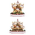 thumbnail image 1 of 2x Adornos Colgantes de árbol de Navidad Reno Navidad Colgante Decoración de, 1 of 9