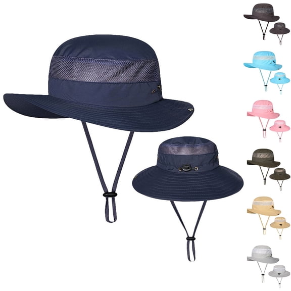 Unisex Wide Brim Bucket Boonie Hat For Men And Women UPF Sun Protection Fishing Hiking Gardening Beach Outdoor