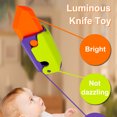 thumbnail image 3 of Cuchillo de rábano de juguete cuchillo luminoso juguete coleccionable juguetes sensoriales para niños, 3 of 8