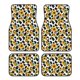 thumbnail image 1 of Balery Cute Cow Print Sunflower A Juego de 4 Alfombrillas para Auto, Revestimientos de Caucho Resistente, Diseño Antideslizante, 1 of 7