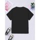 thumbnail image 2 of Women's Fashion Easter T-Shirt, "Jesus Is Alive" Print, Casual Round Neck, Sports Style, Short SleevCamisetas de verano para mujer, manga corta, cuello redondo, casual, lindo, con gráficos, camisetas, 2 of 6
