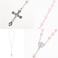 thumbnail image 3 of Collar de rosario, collar religioso, joyería para el cuello, collar de perlas decorativo, 3 of 8