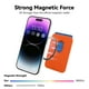 thumbnail image 2 of Tarjetero magnético RFID de cuero Mag-Safe para iPhone 15, 2 of 7