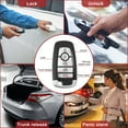 thumbnail image 6 of M3NA2C931426 Keyless Entry Remote Key Fob for Ford Edge Fusion 2017-2020 for Ford Explorer 2018-2019  902MHz Replacement Car Control Key Kit DIY Tool 5 Buttons Black, 6 of 6