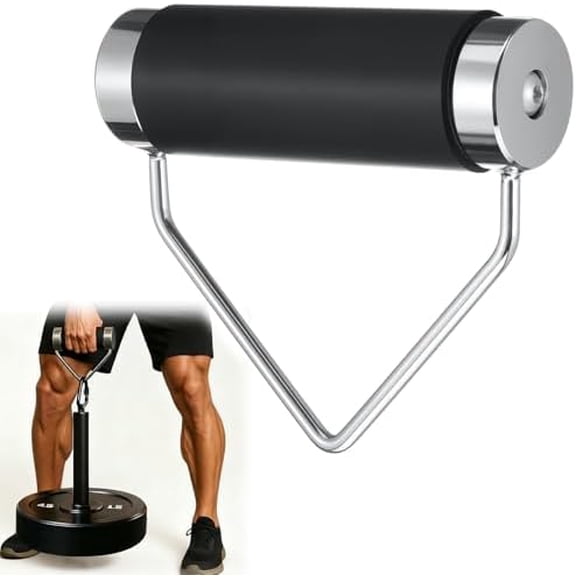 Rotating Deadlift Handle 2.5" Weightlifting Gripper for Grip Strength Rolling Handle Grip for Home Gym Fitness Accessory Equipment