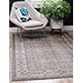 thumbnail image 3 of Unique Loom 3124818 5 x 8 ft. Aigen Salzburg Rectangular Rug, Gray, 3 of 4