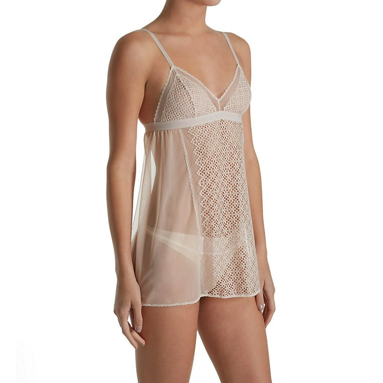 DKNY DK2012 Sheer Lace Chemise and G-String 