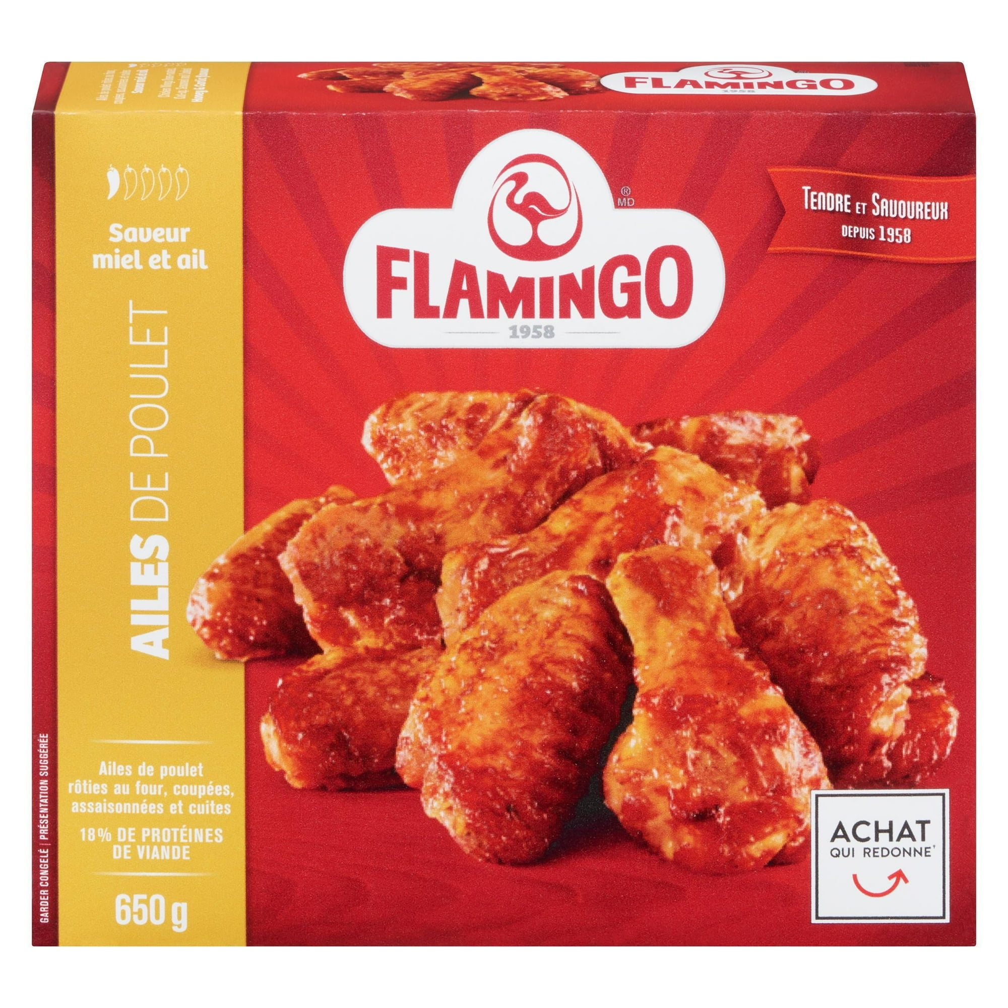 Flamingo Honey Garlic Chicken Wings