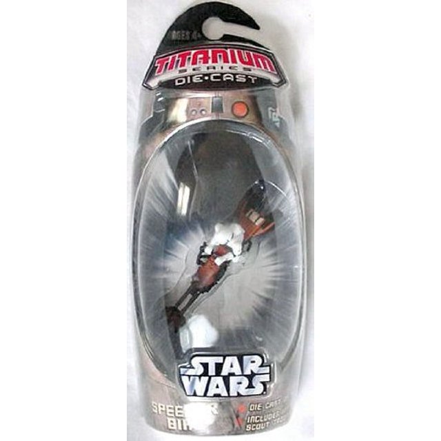 Titanium Star Wars Speeder Bike & Biker Scout Trooper Titanium 653569120476