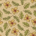 thumbnail image 1 of Ahgly Company Machine Washable Indoor Square Transitional Dark Golden Rod Brown Area Rugs, 4' Square, 1 of 7