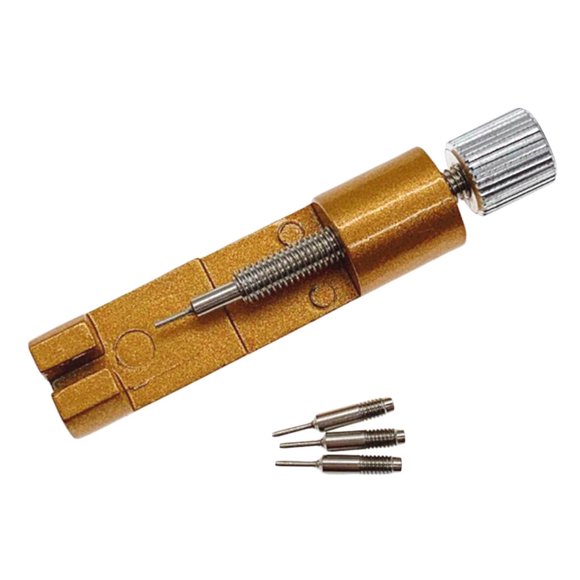 xinxinxx Dissolvant de Maillons de Montre avec 3 Broches Supplémentaires, Bracelet de Montre Réglable, Sangle, Bracelet, Dissolvant d'Épingle de Maillon, Trousse d'Outils de Réparation