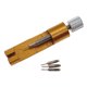 thumbnail image 1 of Riwesomey Removedor de eslabones de reloj con 3 pines adicionales, kit de herramientas de reparación para quitar eslabones de , correa ajustable Kits y herramientas de reparación de relojes oro, 1 of 6