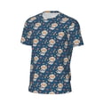 thumbnail image 6 of Wukai Space Puppy Print Men's Short-Sleeved Mesh T-Shirt,Quick-Dry Short Sleeve Workout T-Shirt-3X-Large, 6 of 8