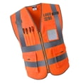 thumbnail image 3 of Chaleco de Seguridad Macarena Premium con Cremallera y Tiras Reflectantes Naranja XL 3 Tamaños, 3 of 7