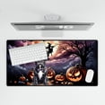 thumbnail image 4 of Spooky Halloween Night Witch French Bulldog Glowing Pumpkins Desk Mat Full Keyboard Mouse Pad Dog Lover Gifts Large Mousepad - 12015, 4 of 5