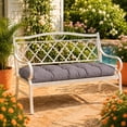 thumbnail image 5 of ROFIEJOX 4-Inch Tufted Patio Bench Cushion, 36" x 14", Non-Slip Outdoor Seat Pad for Porch Swing and Garden Furniture, Gray, 5 of 7