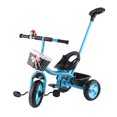 thumbnail image 1 of Children Children Tricycle Balance Trike Folding Pedals Adjustable Push Handle Direction Control Toddler Bike, 1 of 8
