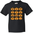 thumbnail image 3 of Inktastic Halloween Pumpkin Faces Orange Youth T-Shirt, 3 of 5
