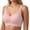 Pink, variant on Alun Wireless Bras for Women No Underwire Full Coverage Adjustable Strap Comfort Ribbed Supportive Bra Massage Cups Push up Bralettes for Everyday Wear Purple XL
