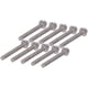thumbnail image 5 of Tornillos Pernos, 10 piezas Tornillos hexagonales con cabeza hexagonal con bridas Pernos hexagonales accesorios Rendimiento confiable VoborMX herramienta, 5 of 8