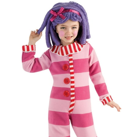 Girls Pink Doll Deluxe Pillow Feather Bed Kids Pajama Halloween Costume