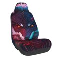 thumbnail image 1 of Wukai Cool Wolf Head Full Set Car Seat Covers with Soft Padding Universal Auto Front Seats Protector and Cushion Mat, 1 of 5