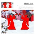 thumbnail image 5 of 2pcs Angel Yard Signs Christmas Garden Signs Creative Layout Decorations with Stakes, 5 of 6
