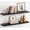 Black, variant on Black Floating Shelves 36 Inch Long, 8" Deep Wall Shelves for Bedroom Books