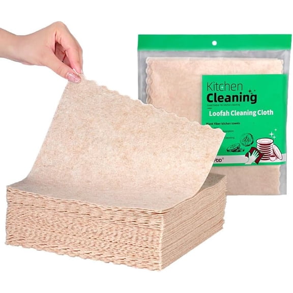 BUTOMKY 20PCS Reusable Microfiber Kitchen Dishcloths (9.8x9.8in) - Absorbent Degreasing Rags, Lint-Free Scratch-Free No Odor, Quick-Drying Machine Washable Cleaning Towels