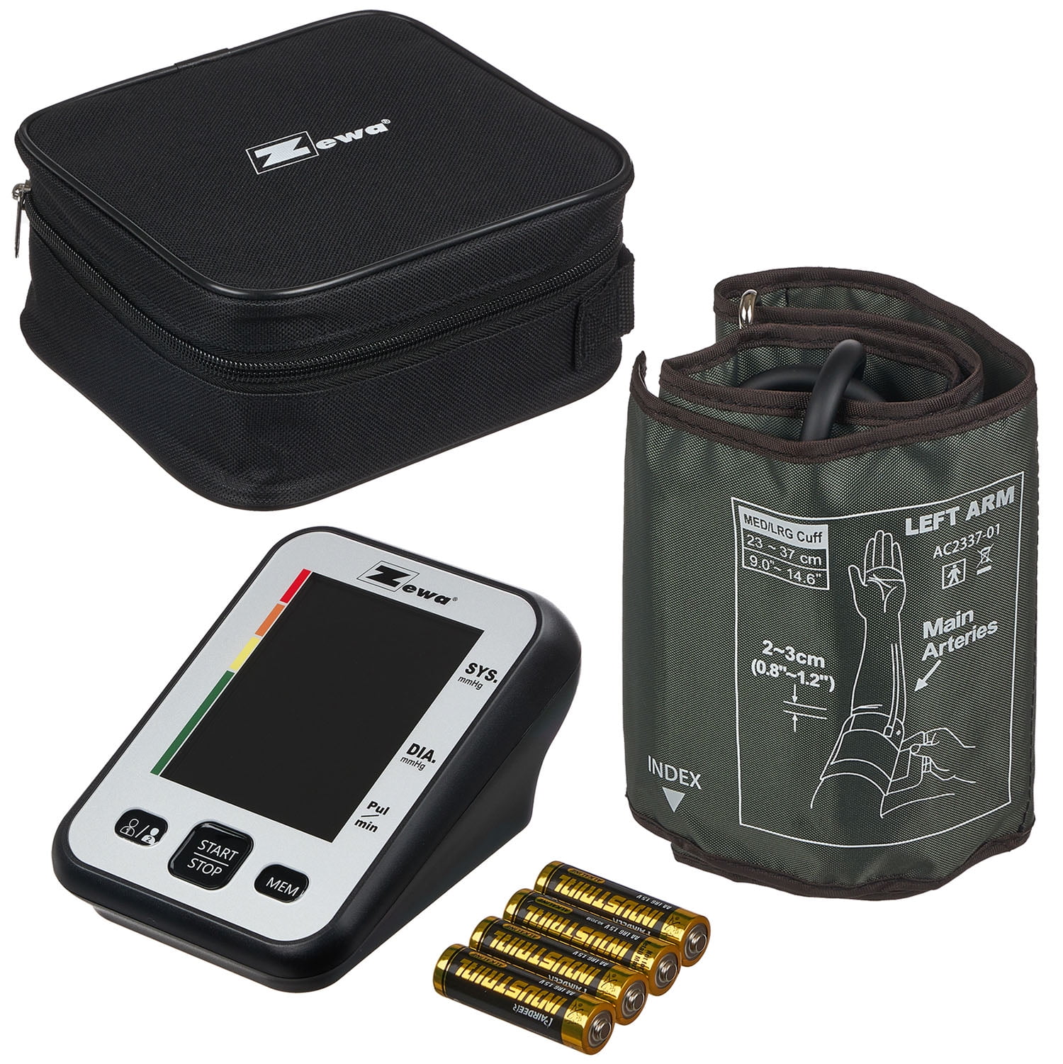 Zewa UAM-830 "Deluxe" Large Display Blood Pressure Monitor