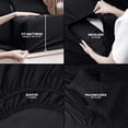 thumbnail image 4 of Juego de sábanas California King de Utopia Bedding, 4 unidades, color negro, 4 of 6