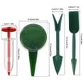 thumbnail image 3 of SXcggal 6 PCS Mini Spreader 2025 Upgrade Mini Sowing Dispenser Small Planter Tool Manual Seedlings Dibber And Widger Set Spreader Handheld For Tiny Practical Basic Seed Disseminators For Garden, 3 of 7