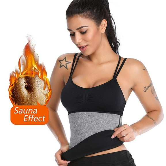 MISS MOLY Women's Waist Trainer Sauna Belt Sweat Neoprene Shapewear Belly Band Waist Cincher Girdle for Weight Loss