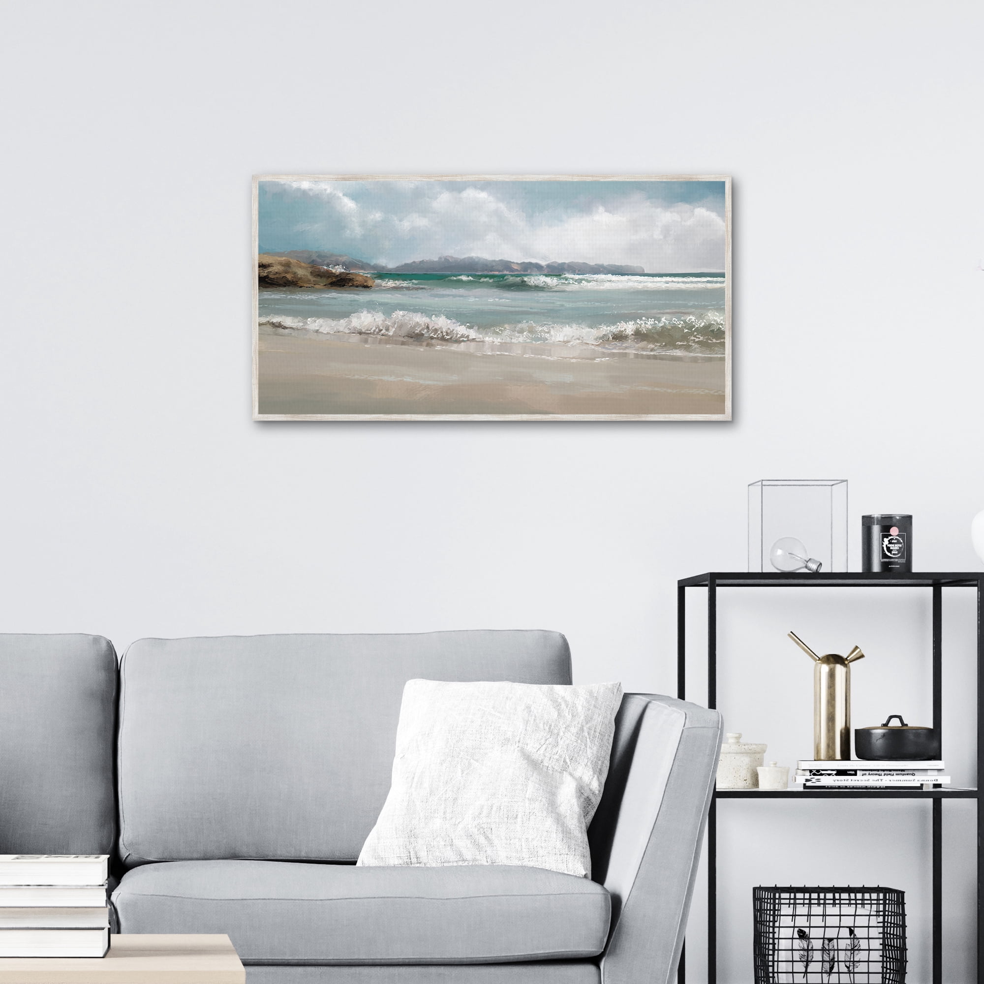 Morning Tides by Studio Arts Framed Canvas Art