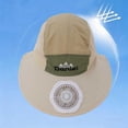 thumbnail image 5 of ZToonmas Kids' Daniel Bucket Hat with Fan USB Rechargeable Cooling Sun Hat UPF50+ Wide Brim Outdoor Protection Cap, 5 of 5