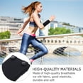 thumbnail image 3 of OULII Exercise Armband Bag Mobile Phone Wrist Bag Black Water Resistant For Runners 1Pcs, 3 of 7