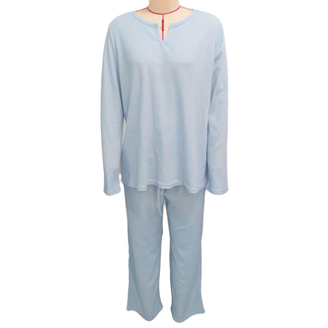 Conjunto de ropa de descanso con pantalones superiores de manga larga, pijamas de dos piezas para mujer, pantalones superiores de manga larga, ropa de dormir, conjunto de pijamas de manga larga para mujer fiel a su promesa