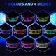 thumbnail image 3 of 2 pares de gafas con visera Led, Control Dual, 7 colores y 4 modos, gafas futuristas, gafas iluminadas, gafas Rave, gafas luminosas, 3 of 5