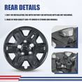 thumbnail image 3 of 4Pcs Set 16" Steel Wheel Hubcaps for 2008-2016 Dodge Grand Caravan,Wheel Rim Cover for 2008-2010 Chrysler Town & Country,Bolt-on Installation,ABS+PC,Lacquer, 3 of 8