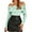 Mint, variant on Women's Off The Shoulder Tops Long Sleeve Slim Fitted Y2K Sexy Going Out Nightout Blouse Shirts